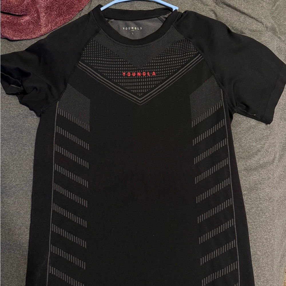 YoungLA Black Short Sleeve Tee